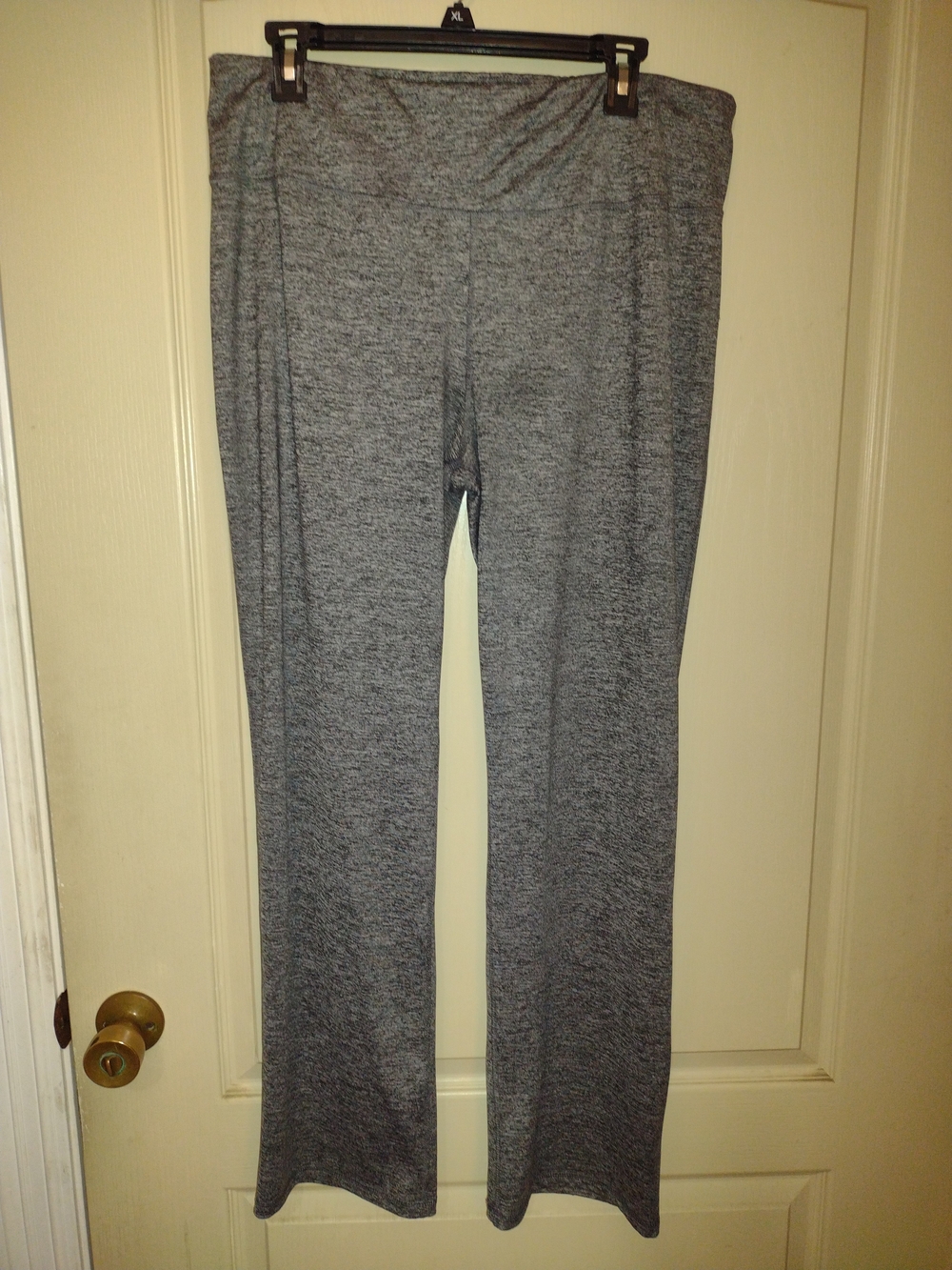Gray Women's Stretch Flare Leg Pants